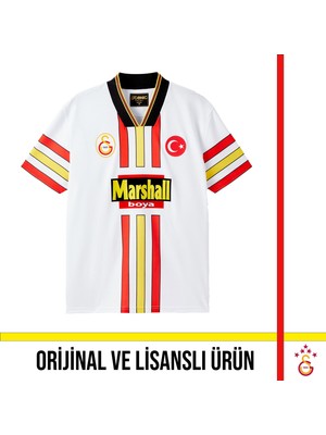 Galatasaray Lisanslı 1998-1999 Beyaz Retro Forma E251568