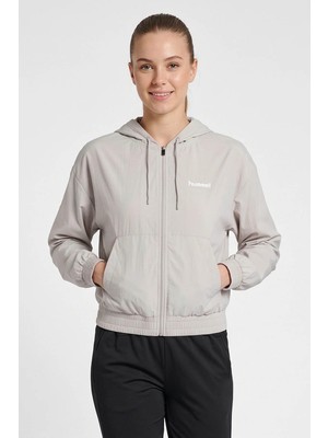 Hummel Samba Fermuarlı Hoodie Gri Kadın Sweatshirt 922498-9719