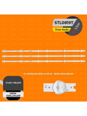 TCX 32 Inç Sunny Uyumlu 58,2 cm Tv LED Bar Seti
