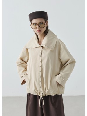 Moda Aksa 1235 Yakalı Bomber Ceket Sarı