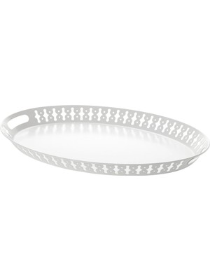 Ikea Romantısk Beyaz 52X39 cm Tepsi