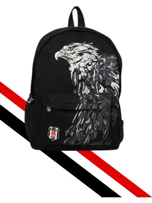 Beşiktaş Kartal Baskı Detaylı Sırt Çantası