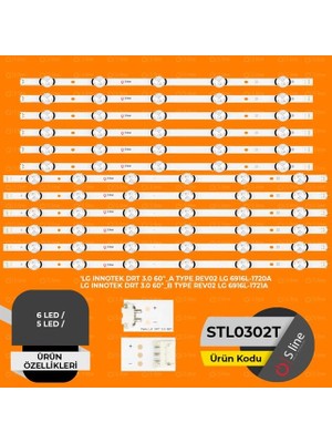 TCX 60 Inç Lg Uyumlu Tv LED Bar Seti