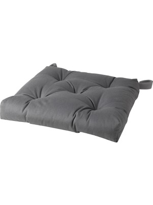 Ikea Malında Gri 40/35X38X7 cm Sandalye Minderi