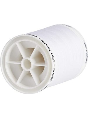 Aesco 1000 M Beyaz Polyester Dikiş Ipliği, Dayanıklı ve Uzun Süreli Kullanım
