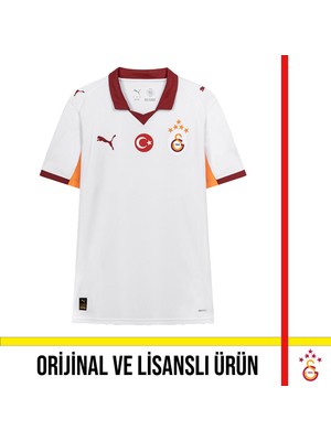 Galatasaray Lisanslı Puma 2025-2026 Beyaz Deplasman Forması 77981102