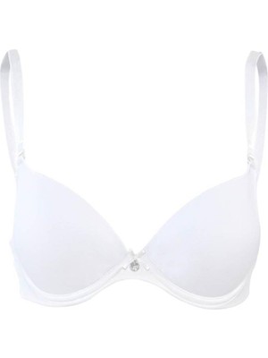 Coton House Blackspade 3004 Bayan Essential Dolgulu Push-Up Ekru Sütyen