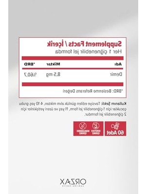 Aesco Çiğnenebilir Jel Formda Demir Takviyesi, Sağlıklı Beslenme