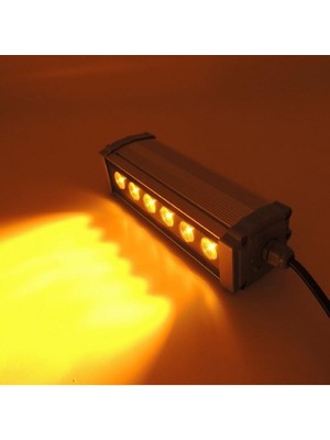 Aesco 50 cm Boyutunda Amber Rengi Wallwasher LED Aydınlatma