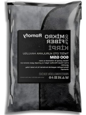 Aesco 50X70 cm Ultra Süper Emici Araç Kurulama Havlusu, 600 Gsm