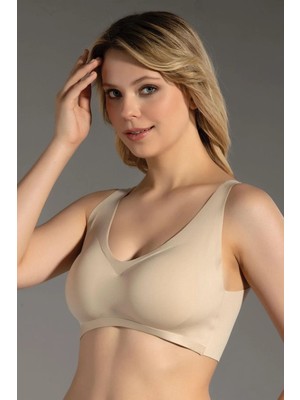 New Bra Lazer Kesim Dikişsiz ve Dolgusuz Bralet Sütyen