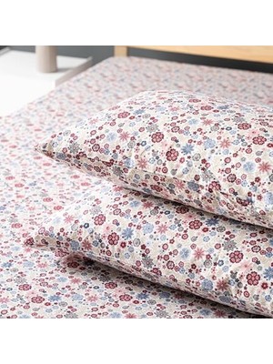 Aesco 120 x 200 cm Lastikli Çarşaf Seti, %100 Pamuklu Bordo Renk Seçeneğiyle