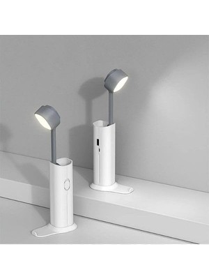 Aesco Şarjlı Dokunmatik Masa Lambası, 20 Led, Ayarlanabilir Parlaklık