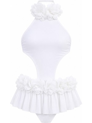 Lovekini Bendis Black Kids Swimsuit With Pink Chiffon Flowers Straps