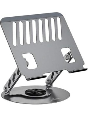 Aesco Ayarlanabilir Alüminyum Laptop Standı, 360 Derece Dönebilir