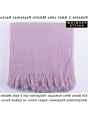 Aesco Yumuşak Pamuklu 90X180 cm Lüks Plaj Havlusu, Hafif ve Ince