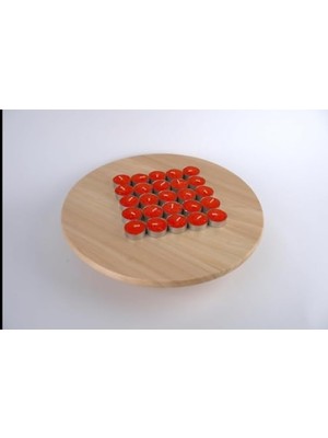 Aesco 32 Adet Kırmızı Tealight Mum Seti - Uzun Yanma Süreli ve Kokulu