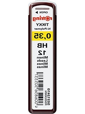 Aesco Hb 0.35 mm Ince Uçlu Mekanik Kurşun Kalem Ucu, Yüksek Hassasiyet
