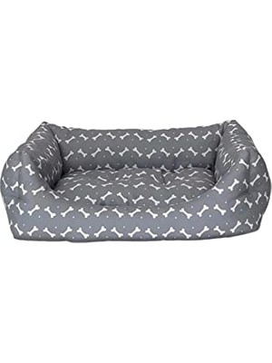 Aesco Uniform Bone Gri-Beyaz Kedi ve Köpek Yatağı S 50X60CM          [enerji Sınıfı A]