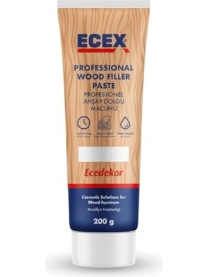 Aesco Ahşap Tamir Macunu 200 gr Tüp | Ecex - Çatlak Delik Dolgu Macunu