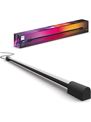 Aesco Philips Hue Play Gradient Light Tube Renklı Akıllı LED Aydınlatma, Siyah, 75 cm - 25.000 Saat Ampul Kullanım Ömrü