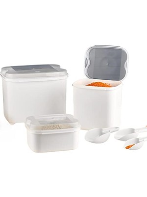 Aesco Masal Saklama Kabı, Beyaz 10 L + 4, 5 L + 1, 6 L