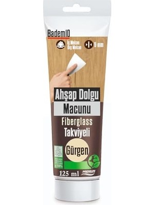 Aesco Ahşap Parke Tamir Macunu Gürgen Renk Mobilya Masa Dolgu Çatlak Çizik Giderici 125 ml Kullanım Hazır