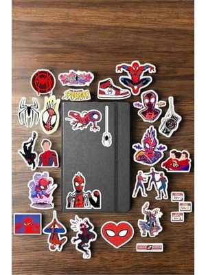 Aesco Spiderman Sticker Paketi/bullet Journal Defter Çıkartma Ajanda Laptop Etiket, 8646549864156