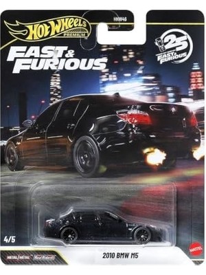 Aesco Hot Wheels Premium Series 25.yıl Özel Fast & Furious 2010 Bmw M5 HNW46 - JHW62