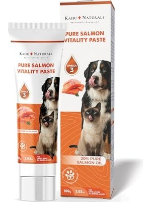 Aesco Kahu Naturals Somon Yağlı Malt, Omega-3 (Epa & Dha) Içerikli, Kedi ve Köpek Için, 100 G