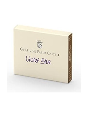 Aesco Graf Von Faber-Castell Dolma Kalem Kartuşu 6'lı Violet