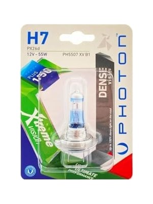 Aesco H7 12W 55W Xtreme Vısıon +%150 Fazla Işık (Tekli Blister)
