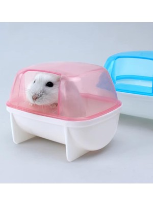 Aesco Hamster Banyosu Küçük - 12X9X9 cm (Mavi)