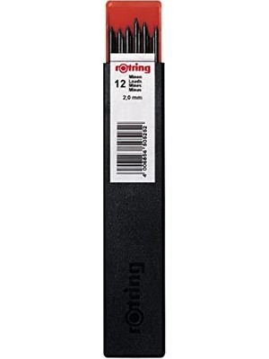 Aesco Rotring Hi-Polymer Mekanik Kalem Ucu, 2,0 Mm, Hb (Ambalaj Değişiklik Gösterebilir)