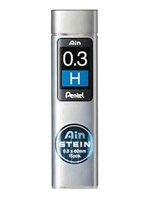 Aesco Mekanik Kurşun Kalem Ucu, 15 Adet, 0.3 Mm, H