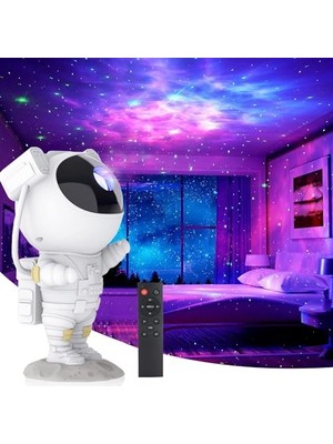 Aesco Yıldızlı Gökyüzü Gece Lambası, Projektör, Astronot Projektör Lamba, Odayı Dekore Etmek, Gece Lambası Ambiyansı, Çocuklar ve Yetişkinler Için Ev Partisi Hediyesi          [enerji Sınıfı G]