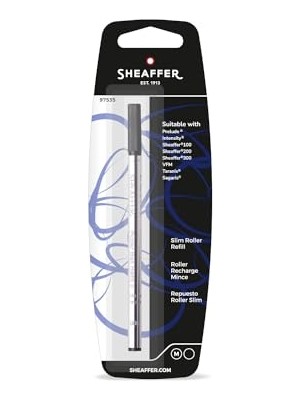 Aesco Sheaffer 97535 Roller Refil Slim Siyah Slim Roller