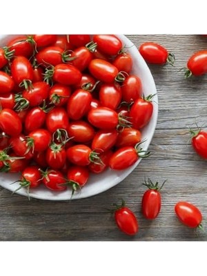 Aesco Mini Üzüm Cherry Domates Tohumu 10+ Tohum Saksı ve Balkon Için