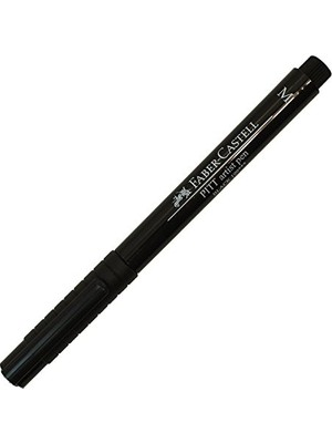 Aesco Faber-Castell Pitt Artist Pen, Çizgi Kalınlığı M, Renk 199, Siyah