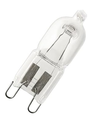Aesco Osram Halogen-Backofenlampe, Special Oven, G9-Sockel, Dimmbar, 40 Watt, Warmweiß - 2700K, Für Über 200 Grad Einsetzbar