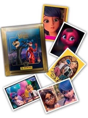 Aesco Miraculous Ladybug Mucize Uğur Böceği Sticker Çıkartma - 12 Paket (60 Adet Sticker) Kbestmıecslm