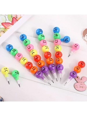 Aesco Emoji Yumurtlayan Kurşun Kalem 4lü