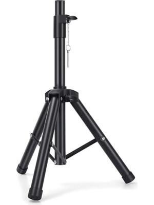 Aesco Profesyonel Taşınabilir Hoparlör Stant Ayarlanabilir Uzatma 76CM Ila 111CM Pa Dj Kısa Tripod Standı Mini Hoparlör Standı Uyumlu Ekleme Emniyet Pimi Hoparlör Ayak J-01