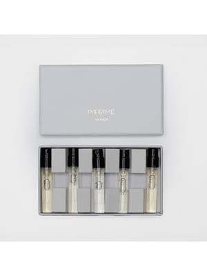 Aesco Imprimé Mini Parfüm Kadın Deneme Seti 5 x 2 ml (Muse, Cherie, Priere, Interne ve Flaner)