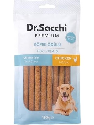 Aesco Dr. Premium Tavuklu Çubuk Tahılsız Köpek Ödülü 5" 11-13 gr 10'lu