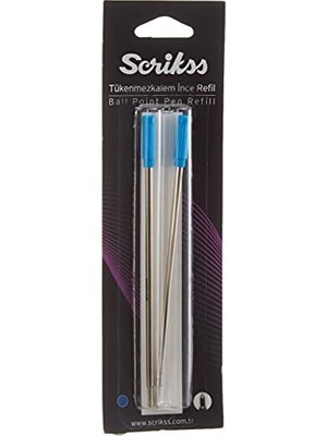 Aesco Scrikss 711 Slim Tükenmez Refil Mavi
