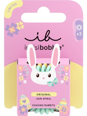 Aesco Invisibobble Original Easter Chasing Rabbits 3 Adet Saç Lastiği