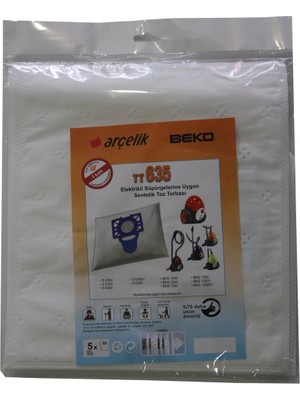 Aesco Beko - Beko Bks 1260 Elektrikli Süpürgeye Uygun Sentetik Toz Torbası