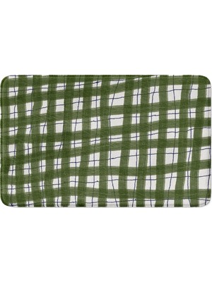 Aesco Sevimli Tasarımlı Mikrofiber 2'li Takım Banyo Paspası, Kaymaz Taban, Makinede Yıkanabilir (40X60_50X80)