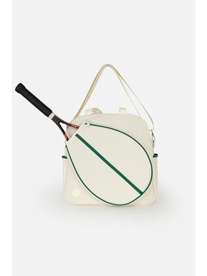 Aesco Tenis Çantası, Raket Cepli Tenis :antası, Tennis Bag, Padel Çantası (Bej)